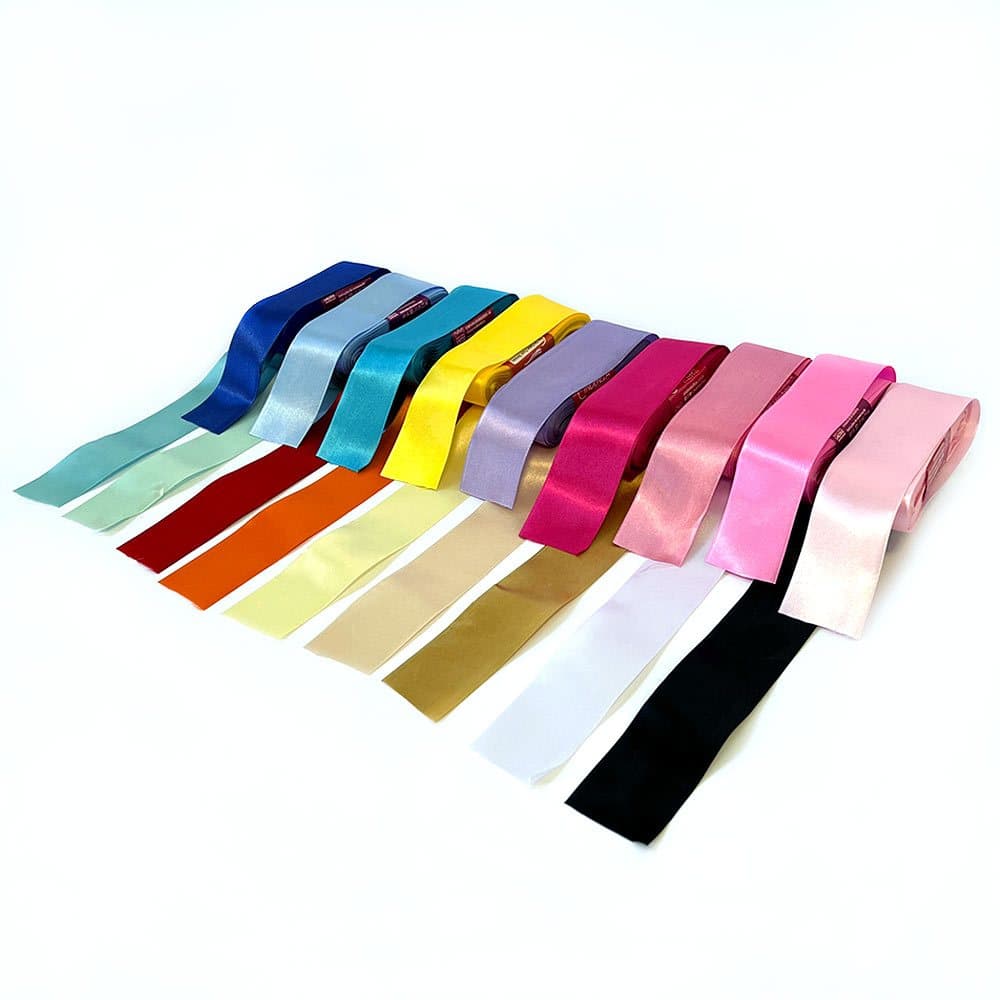 10 METROS Fita de Cetim Lisa Nº9 Largura 38mm Diversas Cores para Lembrancinhas Festa Infantil