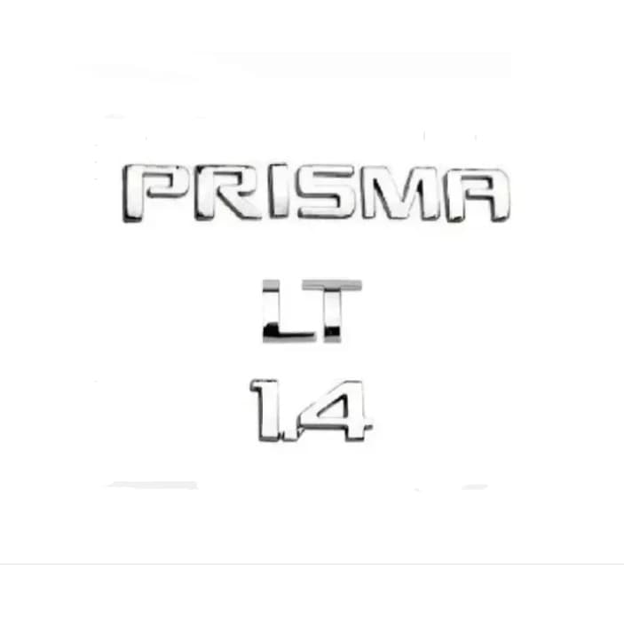 Kit Letreiro Emblema Prisma Lt 1.4 Cromado Gm