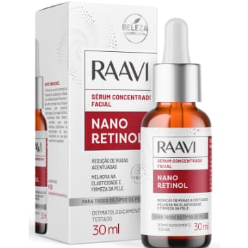 SÉRUM FACIAL CONCENTRADO NANO RETINOL RAAVI 30ML
