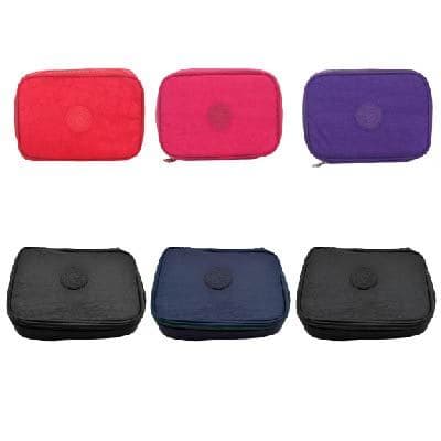 Estojo Box 100 Pens Grande Jumbo Escolar Nylon Colorido Yepp
