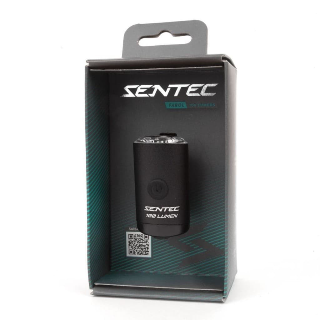 Farol ALUM 1 Led 100 Lumens 4 Funções USB Preto - SENTEC