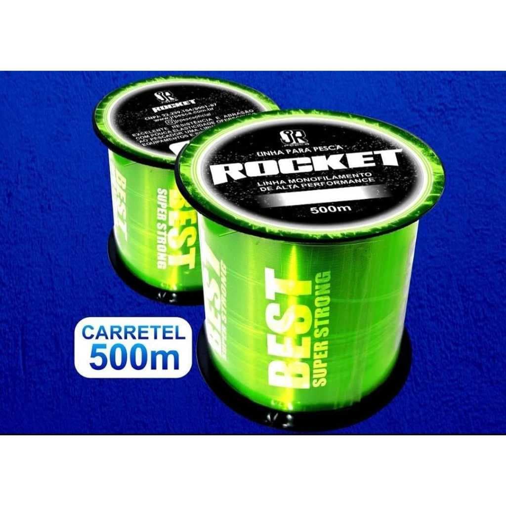 Linha Monofilamento JR Pesca Rocket – 500mm