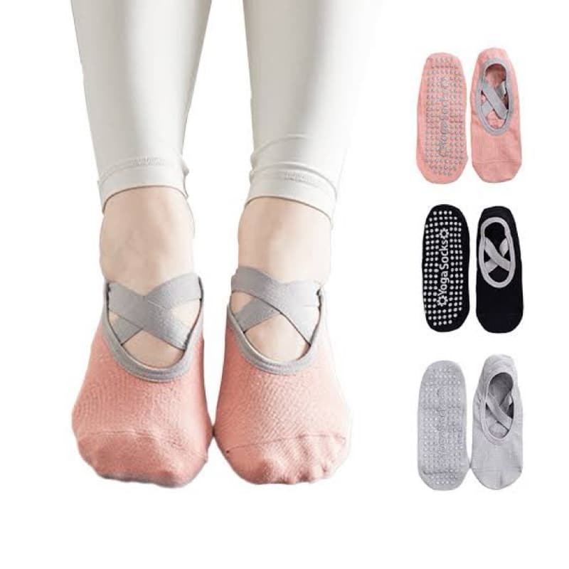 2pares Meia Sapatilha Antiderrapante Pilates Yoga8