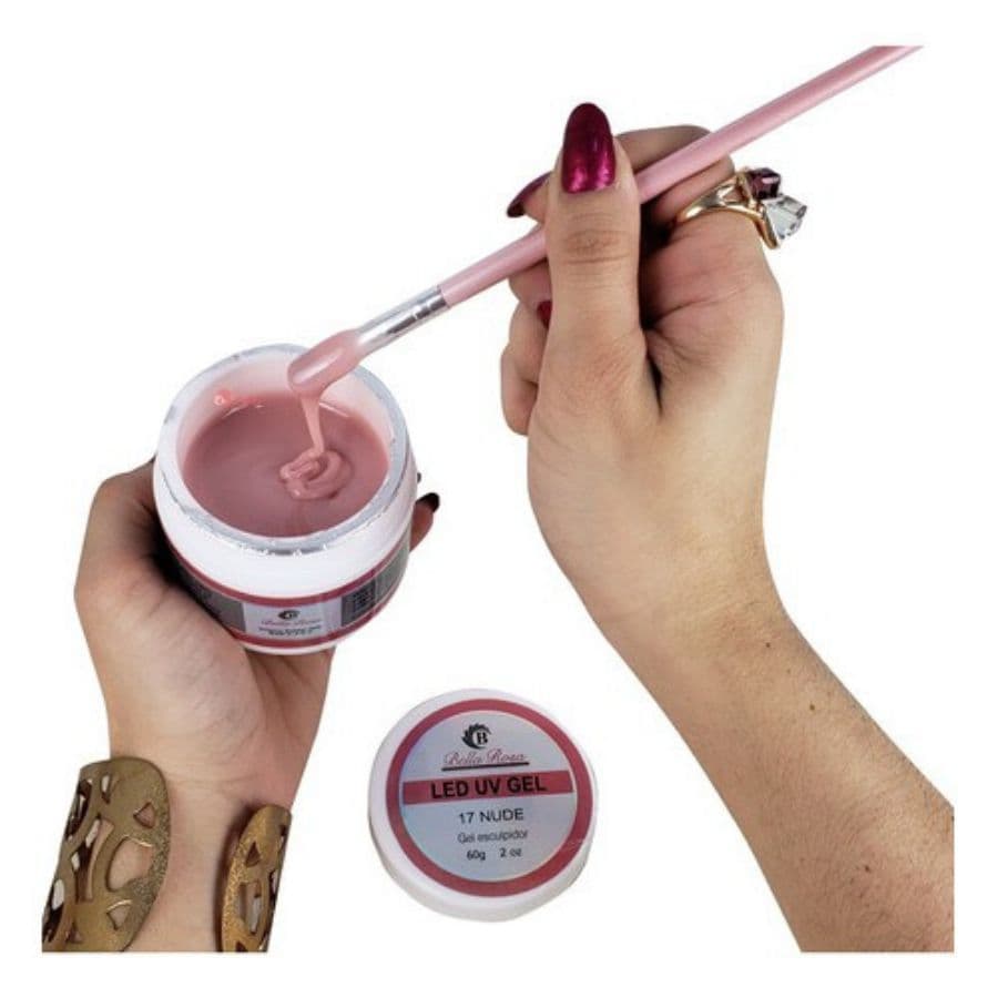 KIT Gel Led Uv Esculpidor De Unhas Acrigel 12 Unidades 15g Pacote com 12 unidades Unhas Lançamento