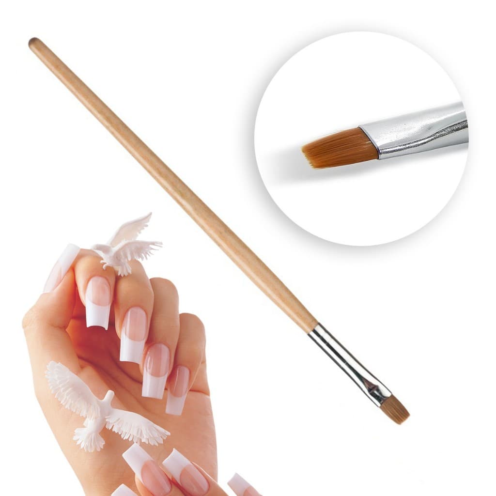 Pincel Para Unha Gel Número 8 Unha de Fibra Unhas Lançamento