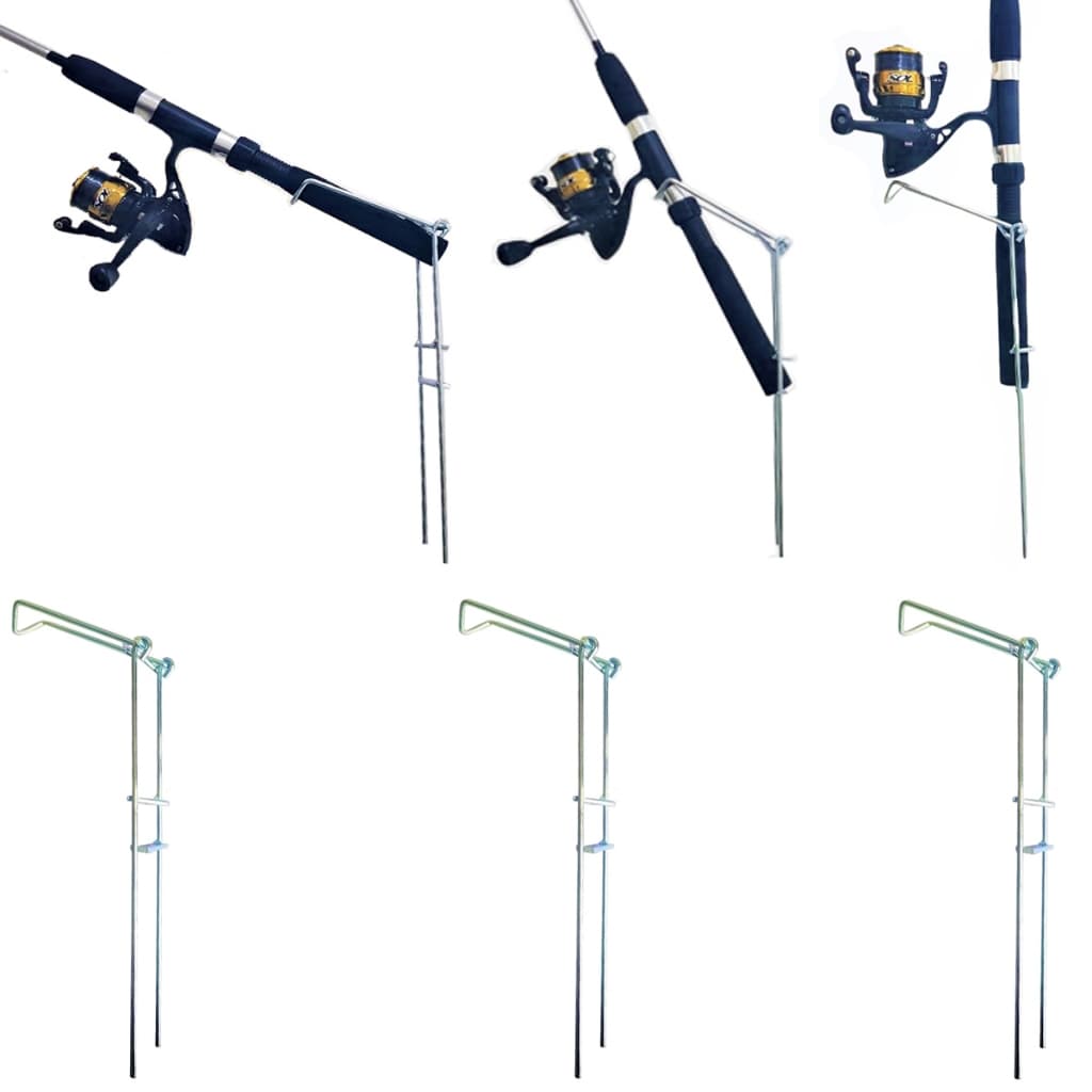 3 Peças - Suporte P/ Vara De Pesca Serve Em Qualquer Vara