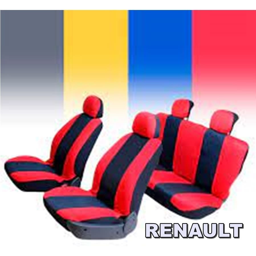 Capa Banco Carro Couro Colorido Renault Clio Duster Logan Sandero Symbol
