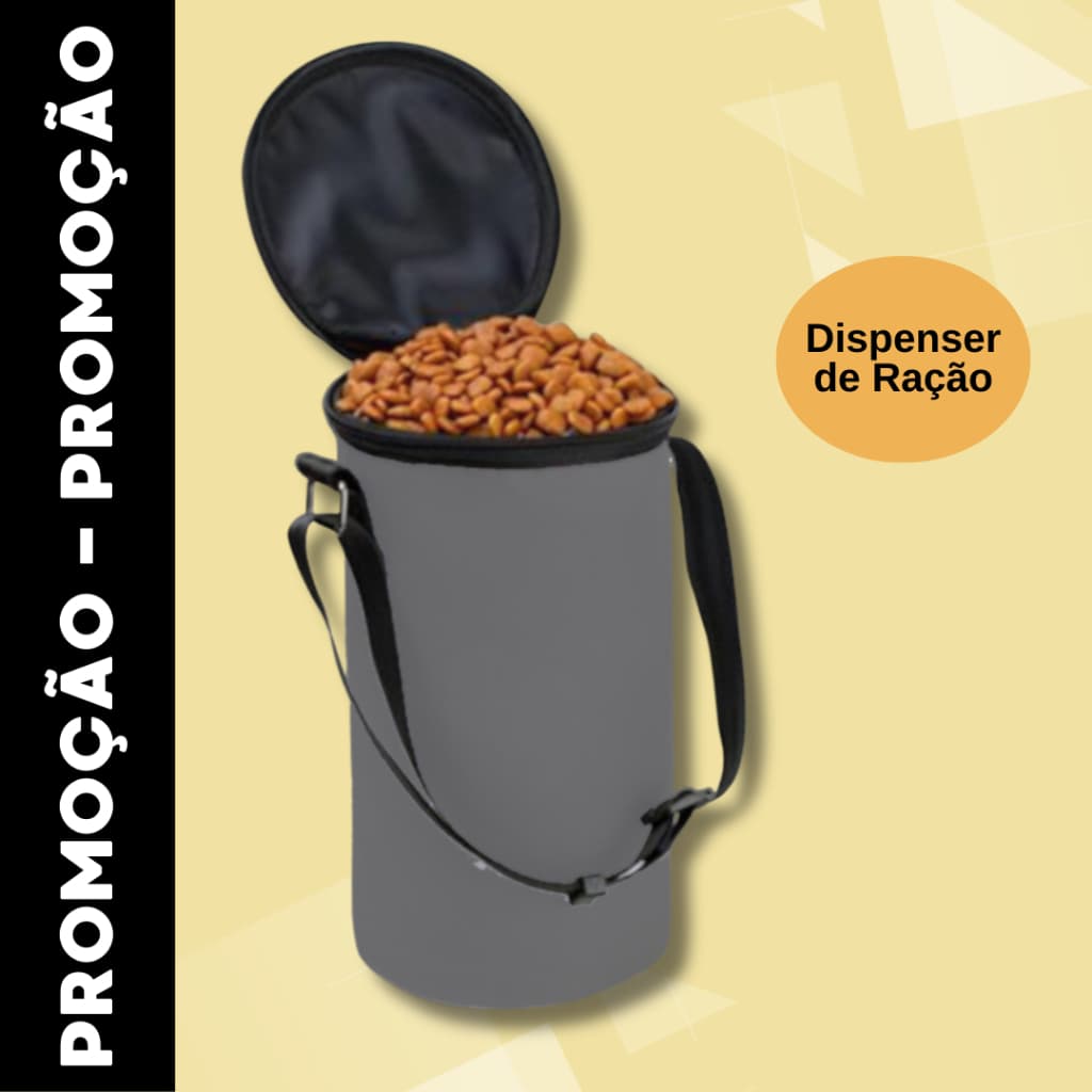 Dispenser de Ração para Cães e Gatos com Capacidade de 15kg ou 25kg