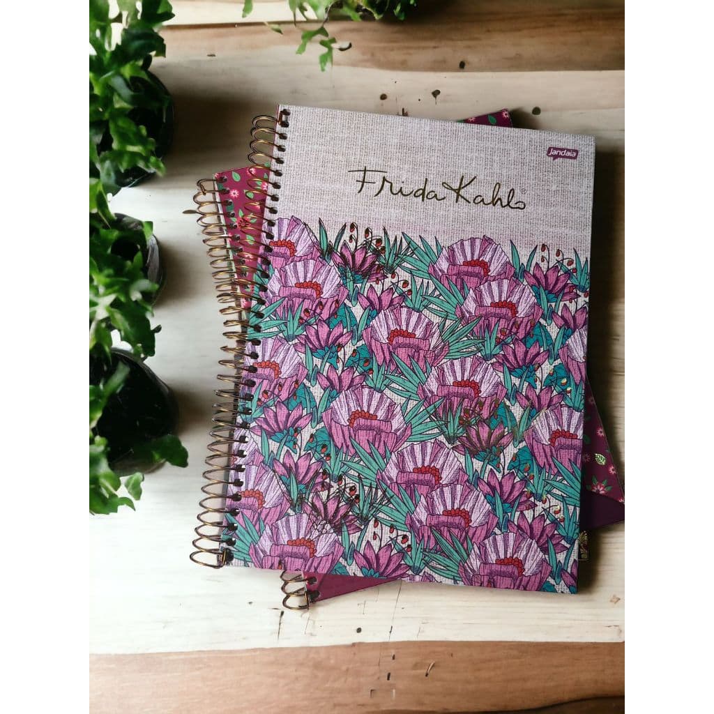Caderno College Frida Kahlo 80 Folhas - Jandaia