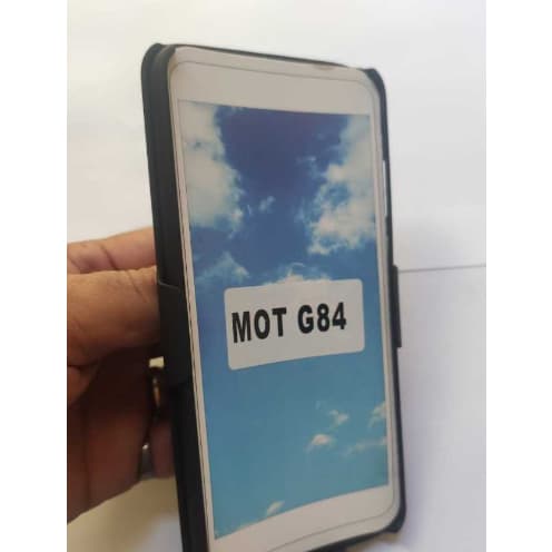 Capinha Capa Suporte Cintura Pra Motorola Moto G84 Preta