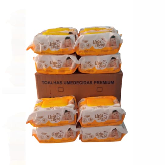 120 Unidades Toalhas Umedecidas Upa Bebê Premium Produto de Qualidade