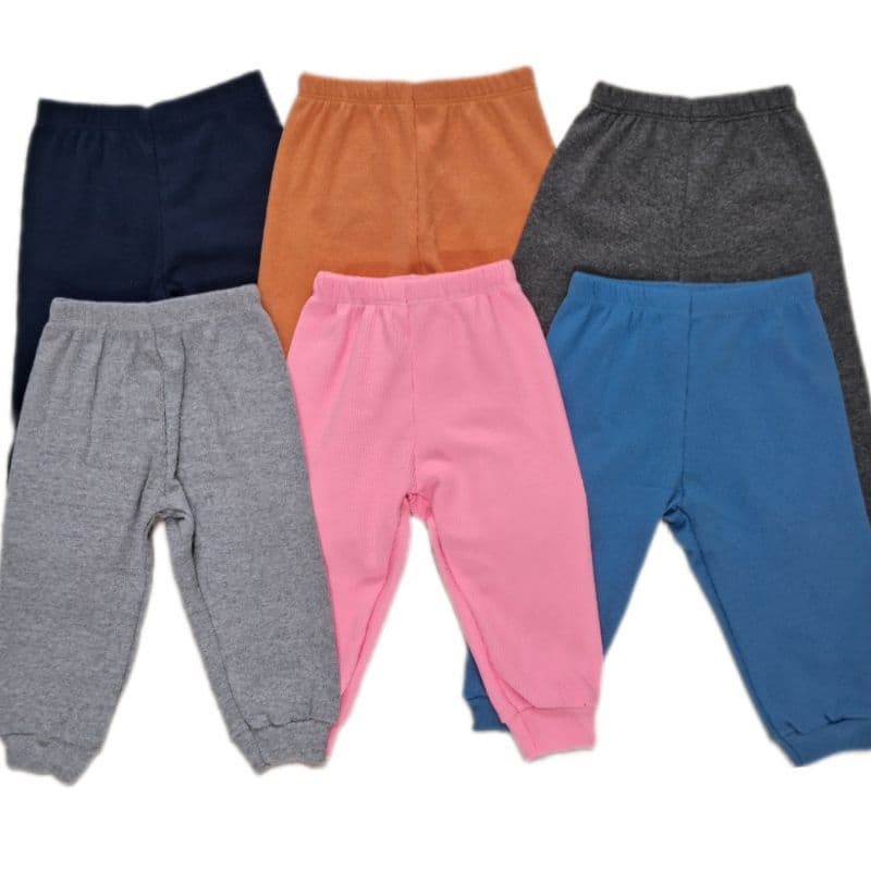 Calça infantil estilo mijão recém nascido kit 2 peças do do PP à 1 ano Algodão com elastano.