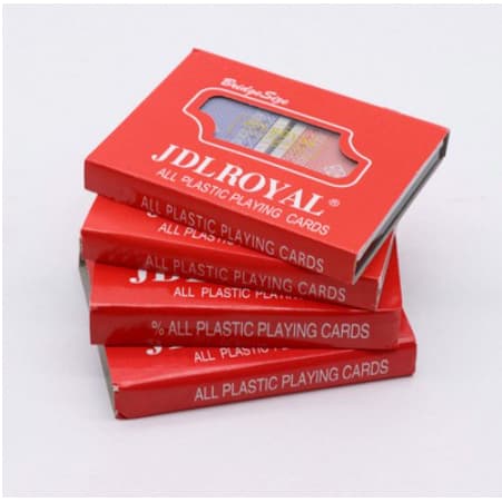 Baralho Poker Profissional Cartas De Jogo Plástico Com Estojo Prova D’Água Resistente
