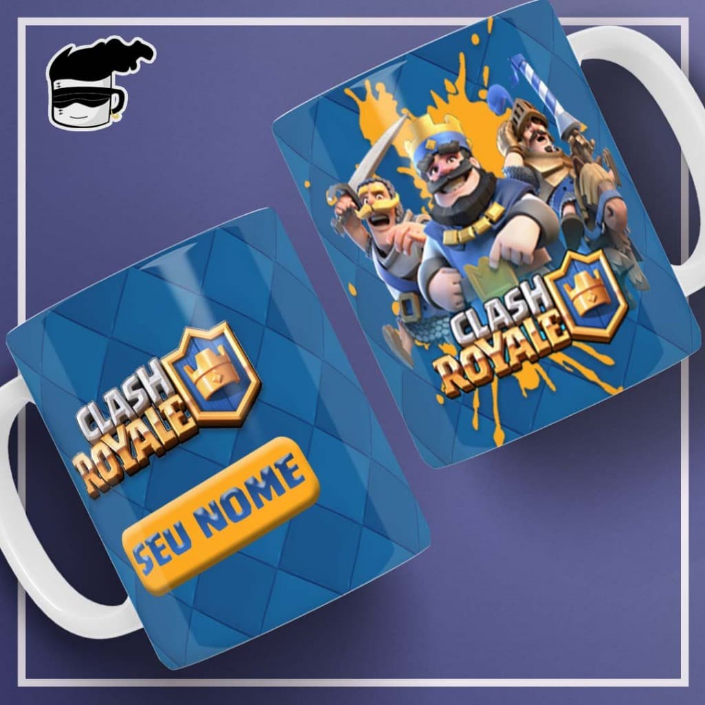 Caneca Clash Royale Game Xicara Porcelana Jogo