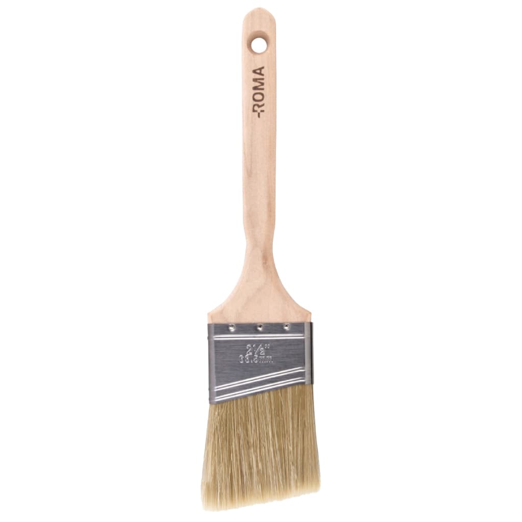 Pincel Trincha Angular Roma Pro Para Recorte de Alta Precisão Para Pintura Premium