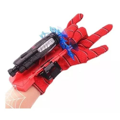 Luva Lança Teia Homem Aranha Brinquedo Dardo Presente
