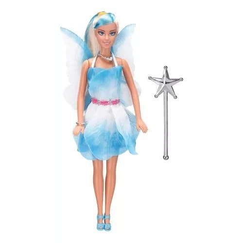 Boneca Joyce Fada Varinha Magica Brinquedo Fadinha