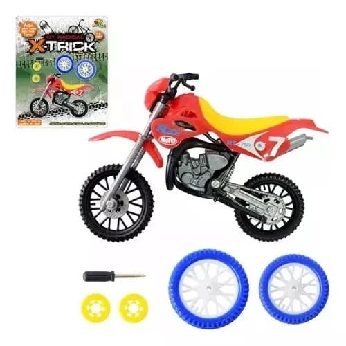 Mini Moto De Dedo X-trick Radical Brinquedo Com Acessórios divertido