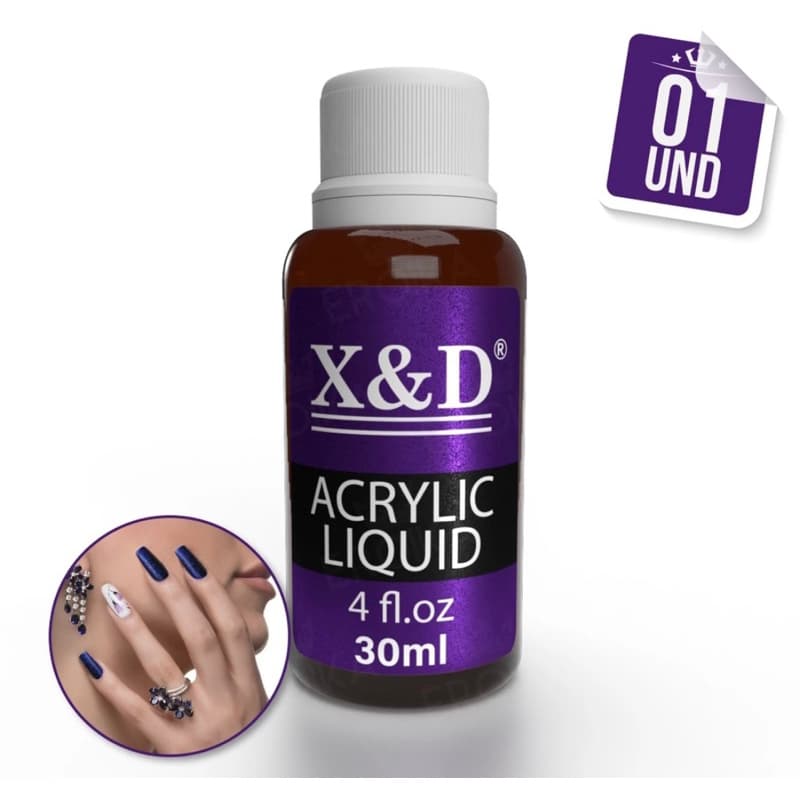 Monomer líquido 30ml para alongamento de unhas porcelana, acrílico e poli gel
