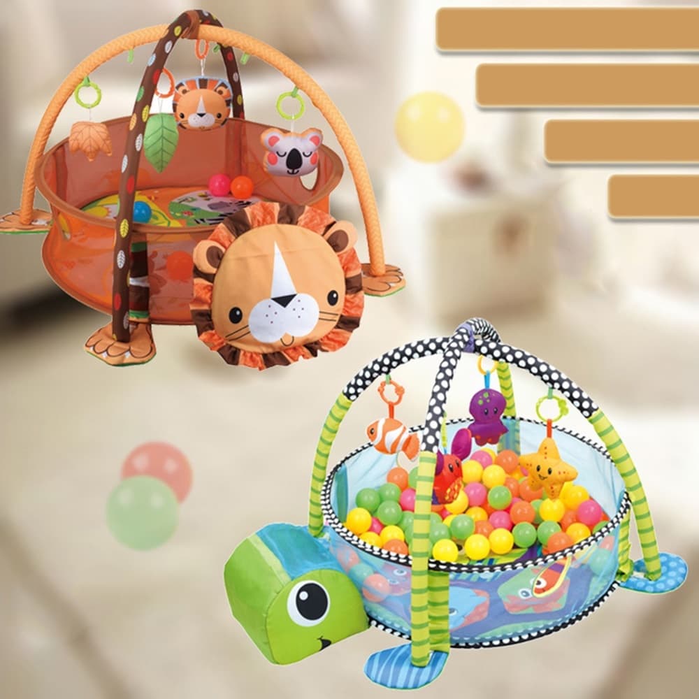 Tapete Atividades Piscina De Bolinhas 3 Em 1 Baby Style