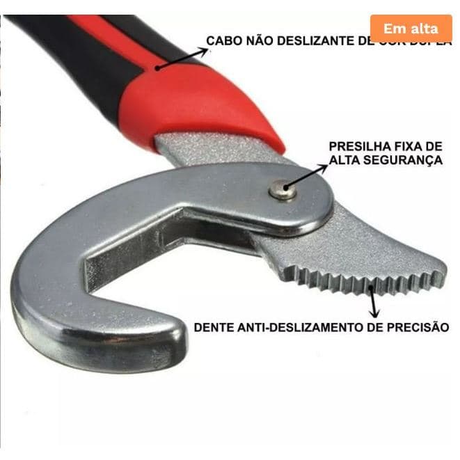 Jogo Kit 2 Chaves De Tubos Boca Mestra Chave Universal 9 A 32mm Chave