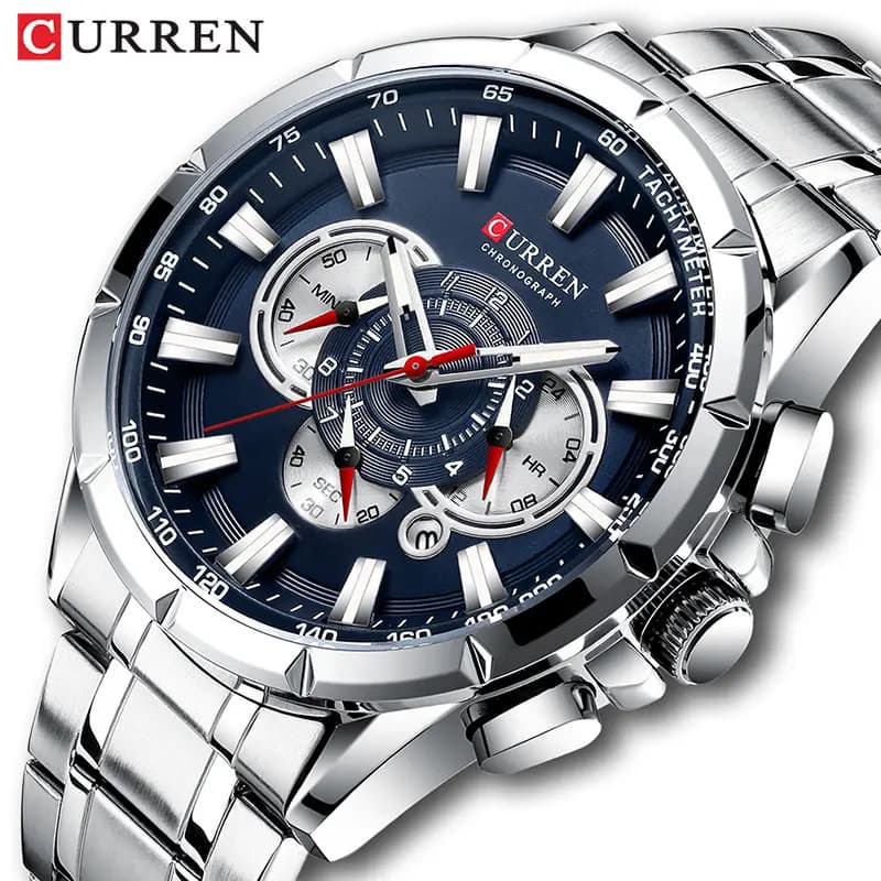 Relógio Curren Masculino de Luxo Original