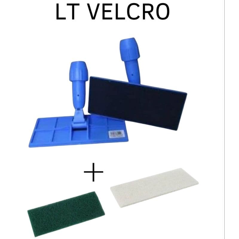Suporte limpa tudo LT com Velcro rotatório + 2 Fibras