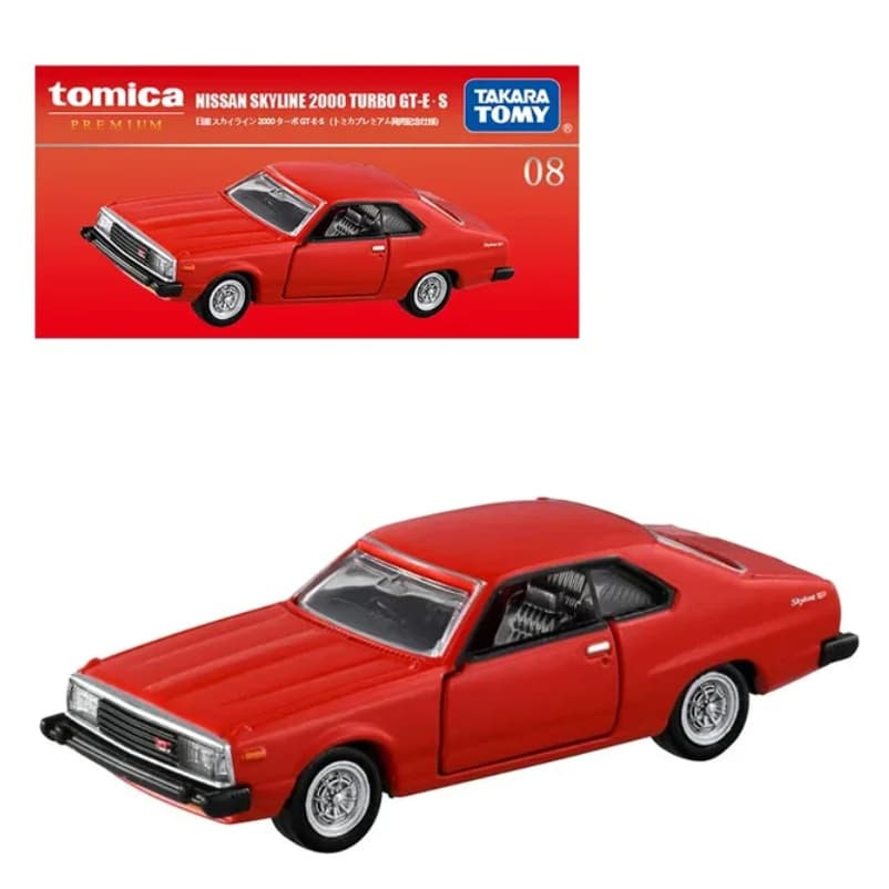 TAKARA TOMY TOMICA PREMIUM 08 NISSAN SKYLINE 2000 TURBO GT-E S VERMELHO CHASE LIMITED