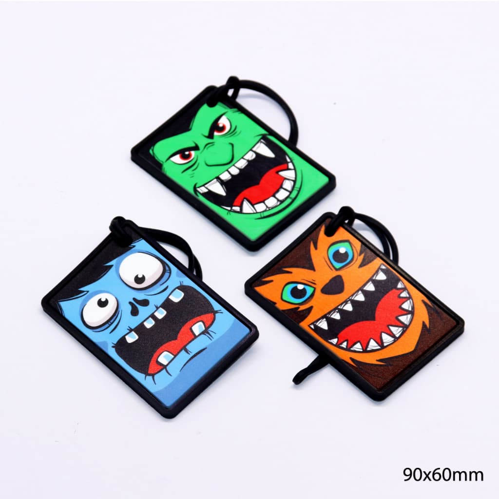 TAG DE MALA OU MOCHILA MONTROS HALLOWEEN