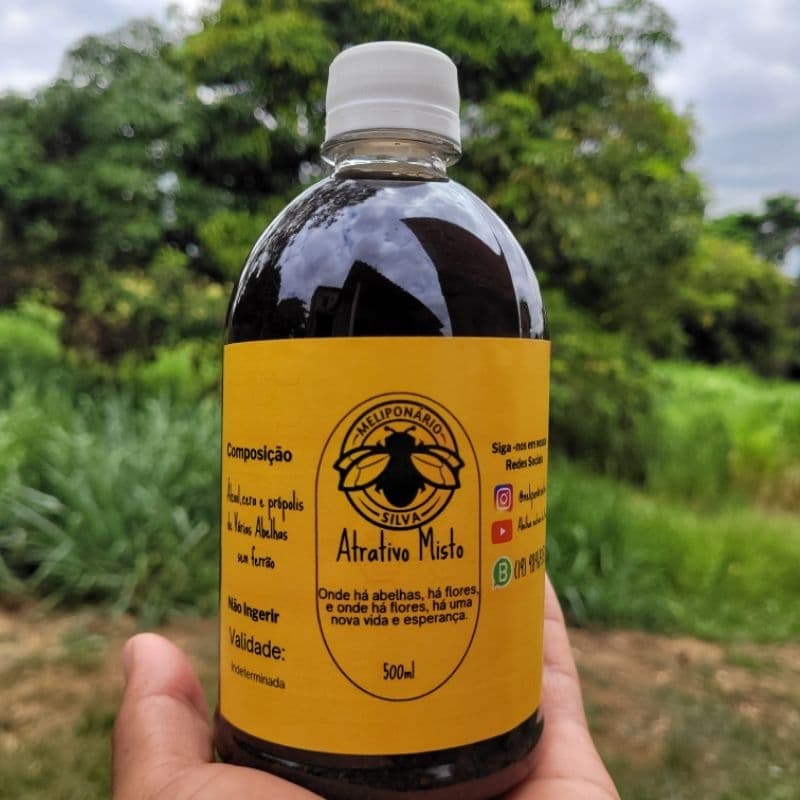 Atrativo Misto 250ml Para Capturas De Abelhas Sem Ferrão