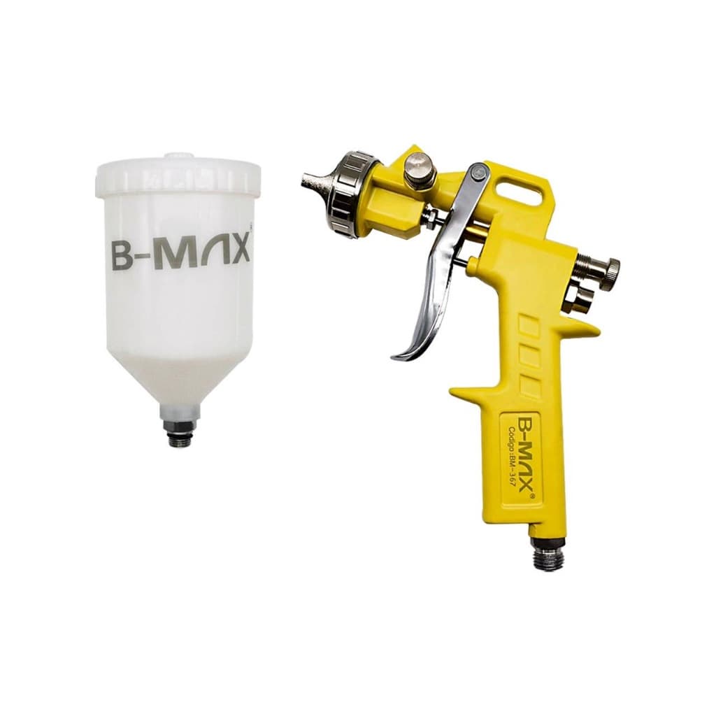Pistola de Pintura HVLP Bico 1.4 mm Tufão Profissional  Pulverizadora 600 ml Pintura Automotiva