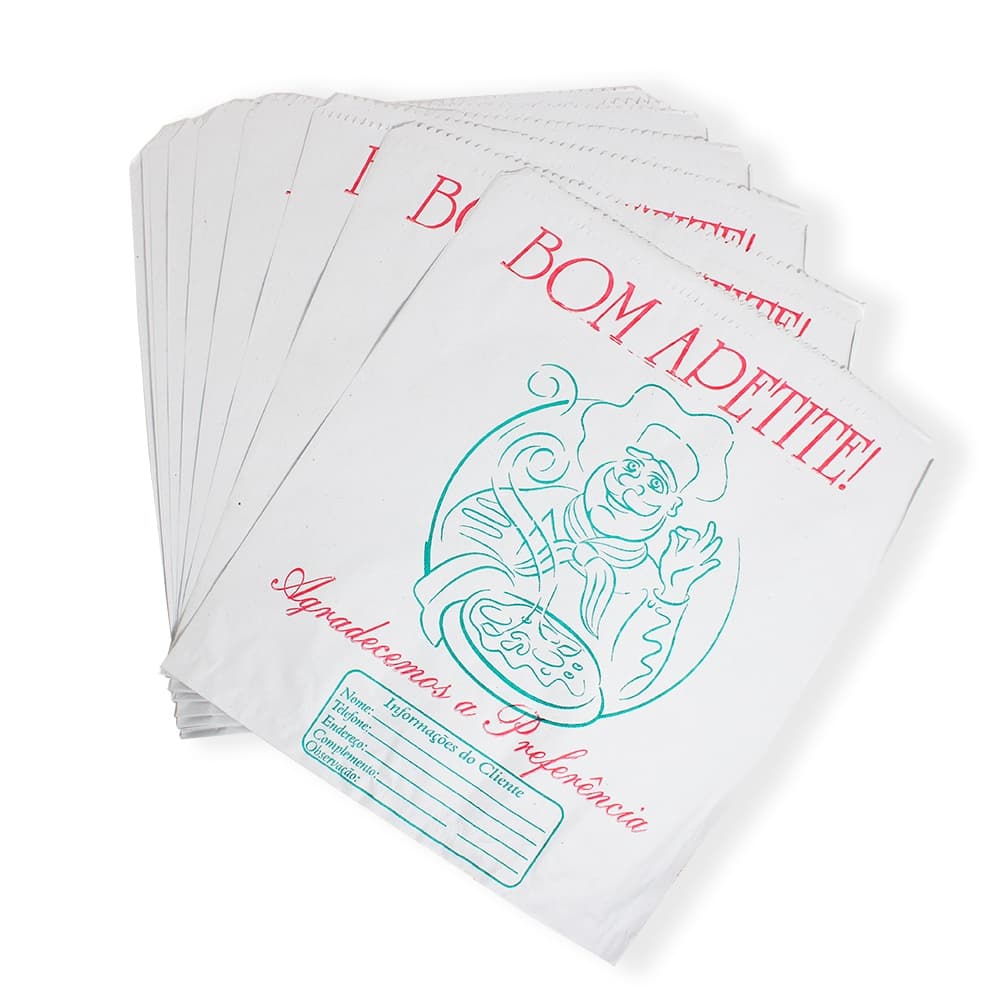 250 Saco Papel Strong Envelope Caixa N.35 De Pizza 35cm Delivery
