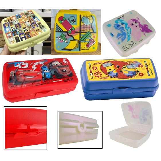 Tupperware Porta Sanduíche Lanche Lancheira Sanduicheira
