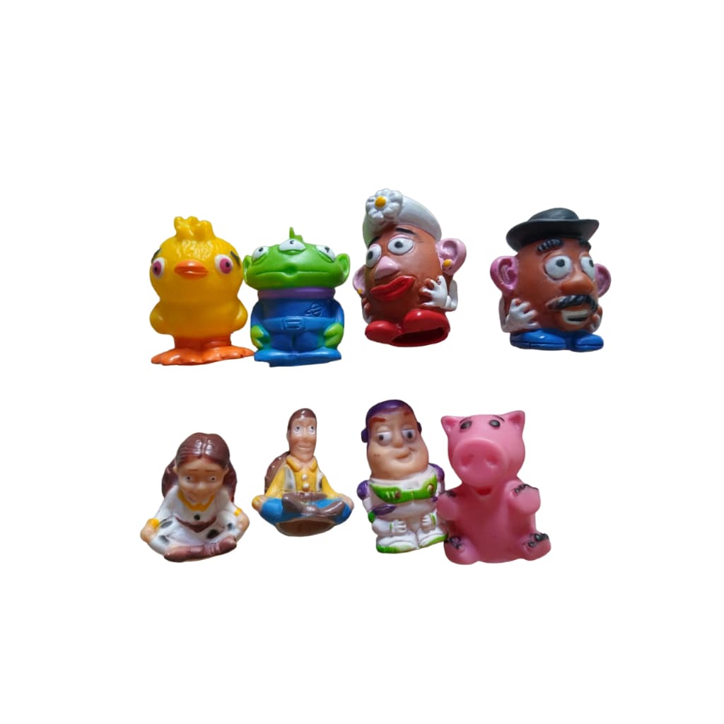 Coleção Toy Story. 8 UN DedochesToy Story Sem Repetição de Personagens. Produto Novo.