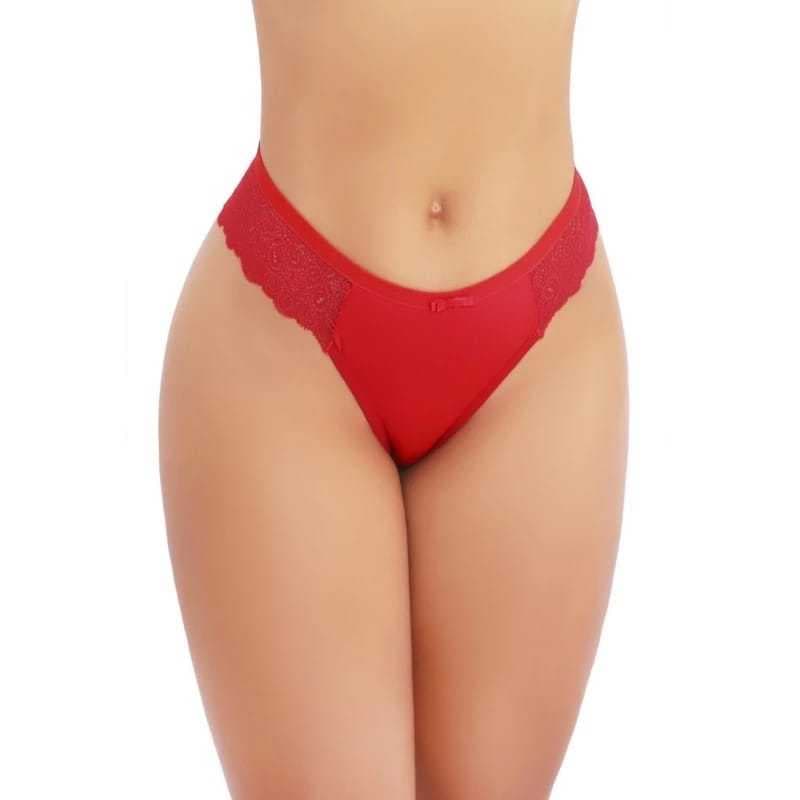Kit 4 Calcinhas renda lateral Sensual