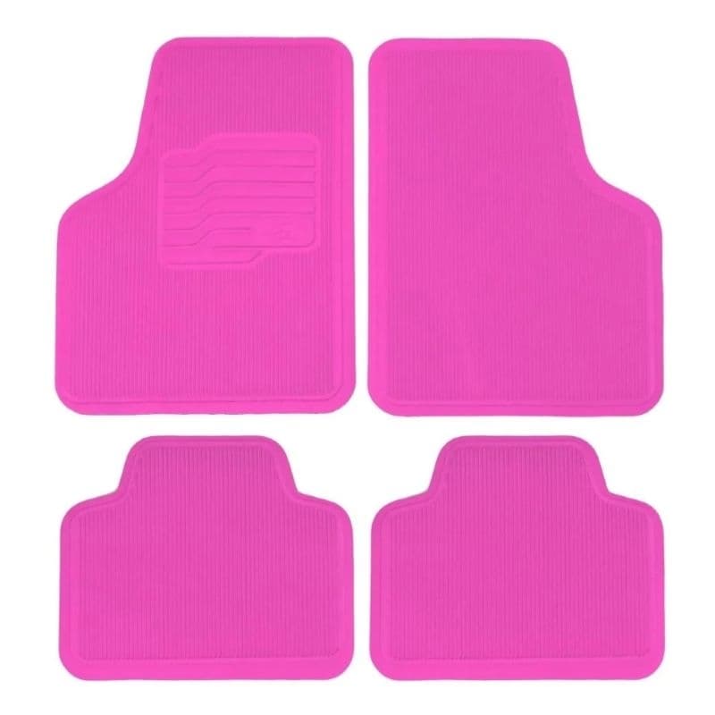 tapete todos os carros emborrachado rosa