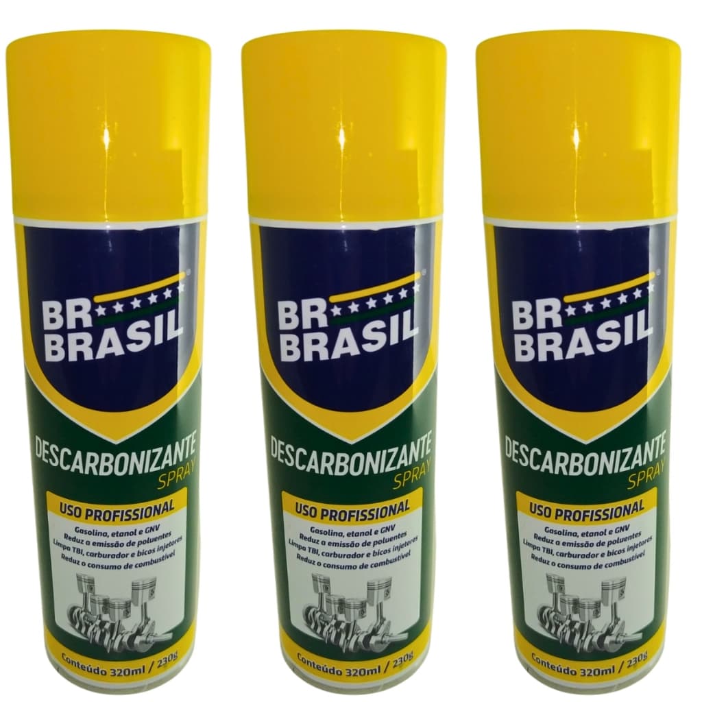 Kit 3 Descarbonizante 320 Limpa Bico Tbi Injeção Carburador