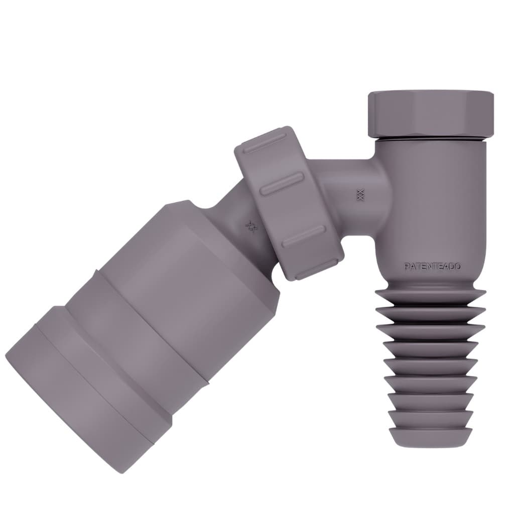 Conexão Articulada Máquina lavar Roupa 45° até 90° Adaptador