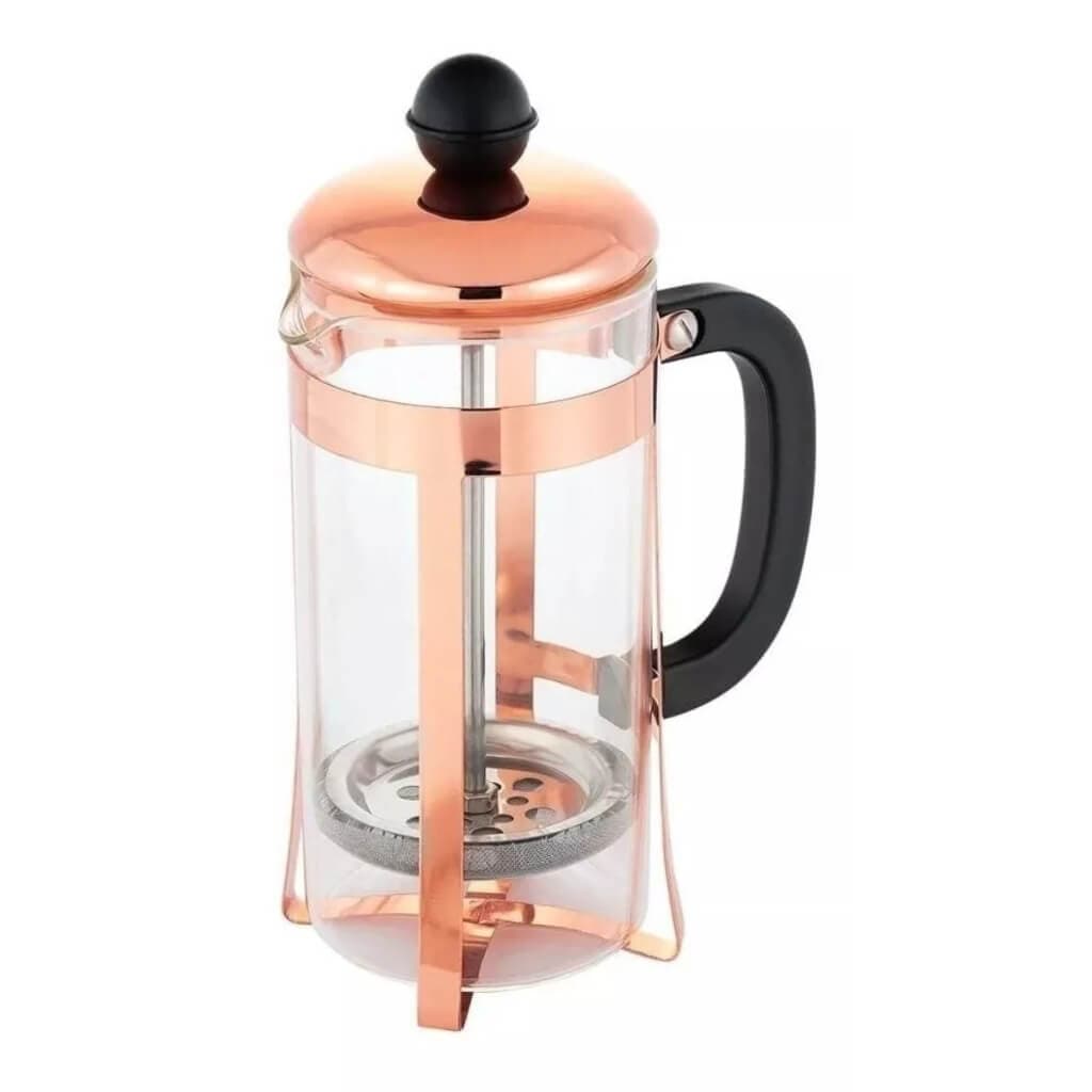 Cafeteira De Prensa Francesa Inox 350ml, 600ml ou 1000ml Cremeira Leite Café