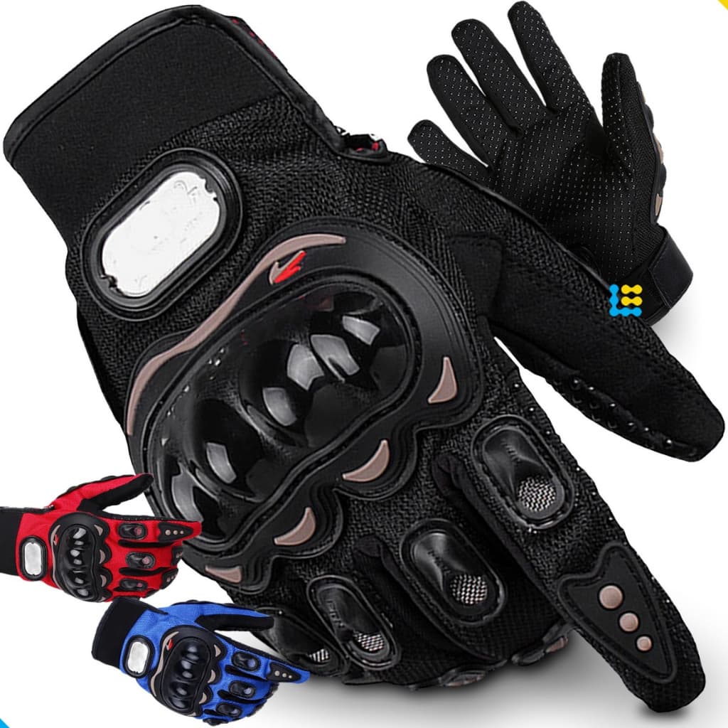 Luva de Moto Touch Screen Motoqueiro Sensível ao Toque Pro Biker