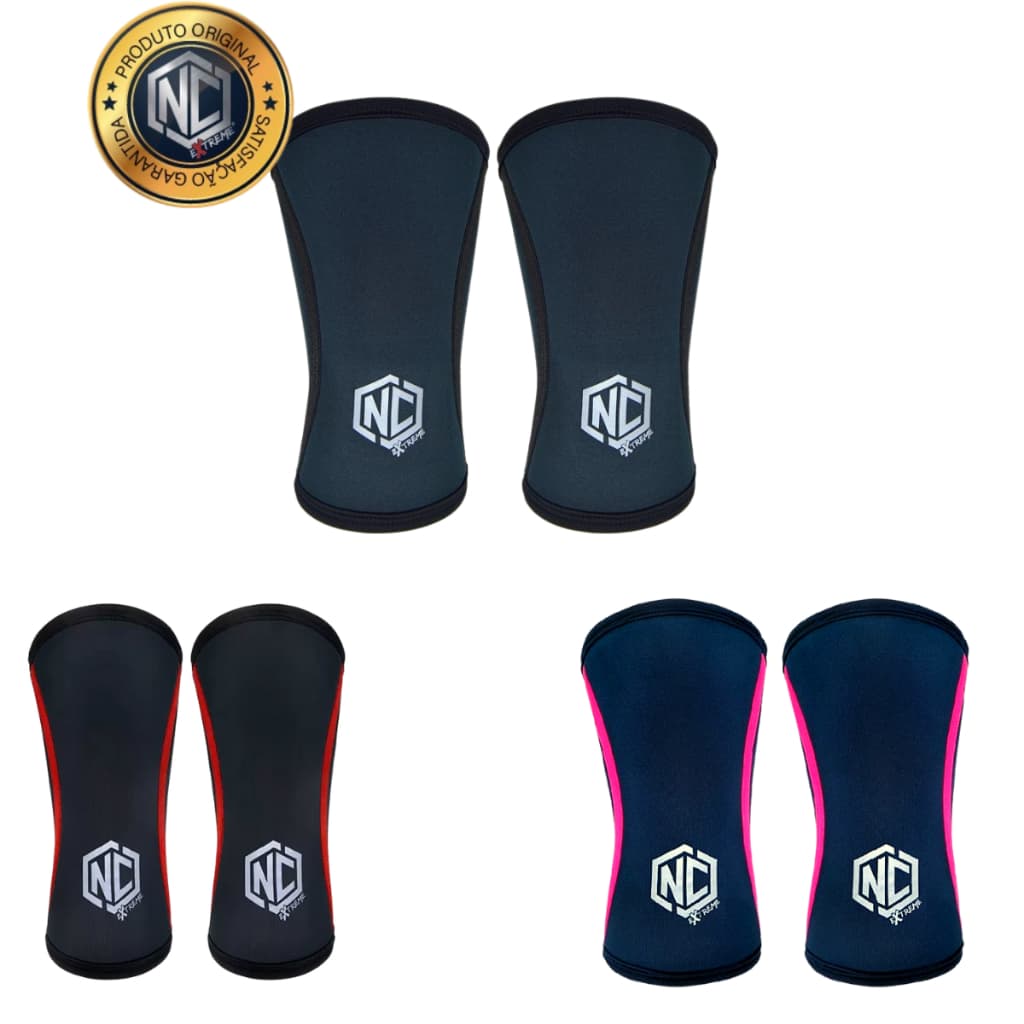 Joelheira NC Extreme 7mm Performance Crossfit Cross Funcional Musculação LPO Agachamento Neoprene