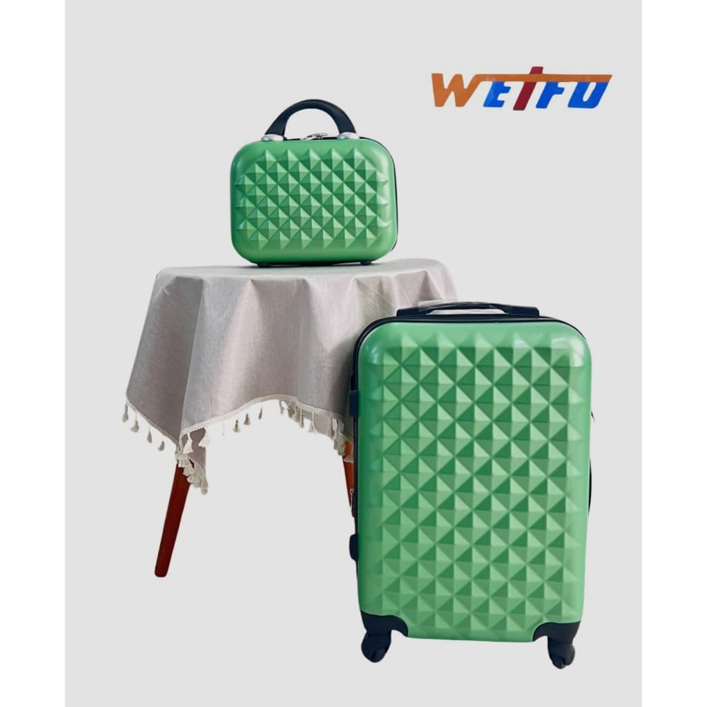 KIT de Mala De Bordo 10 kg Bagagem de mão/Mala de Viagem Rodinhas 360° Expansíva e Zíper Dupla