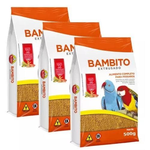 3 un Bambito Extrusado 500g  - Biotron