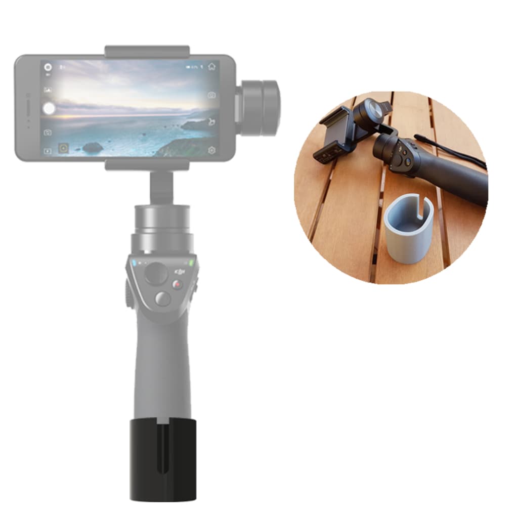 Suporte Tripé Osmo 1 Base Dji Preto Branco Para Tripé 1/4 Rosca