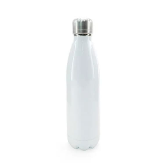 KIt 03 - Garrafa Térmica Branca Aço Inox Sublimação 500ml