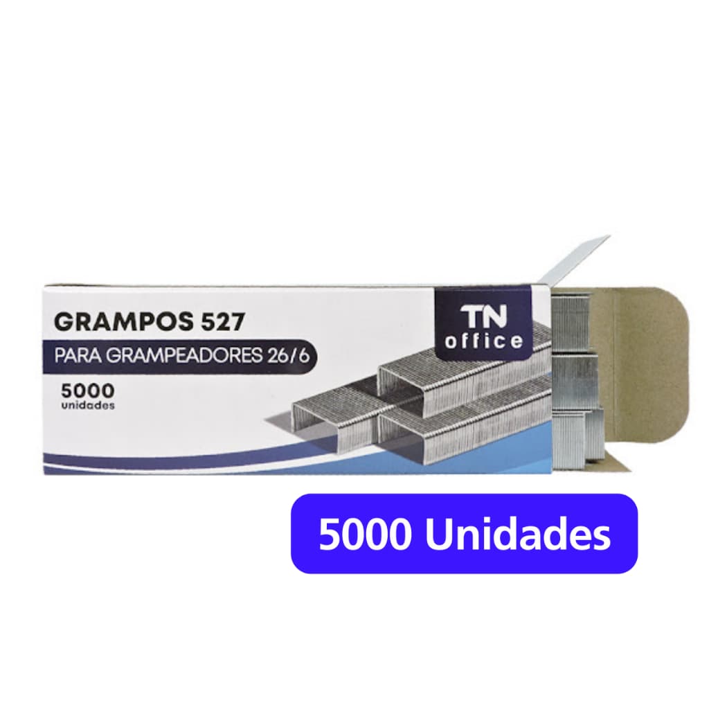 Grampos 26/6 Para Grampeador de Papel - 5000 Unidades - Grampos Galvanizados