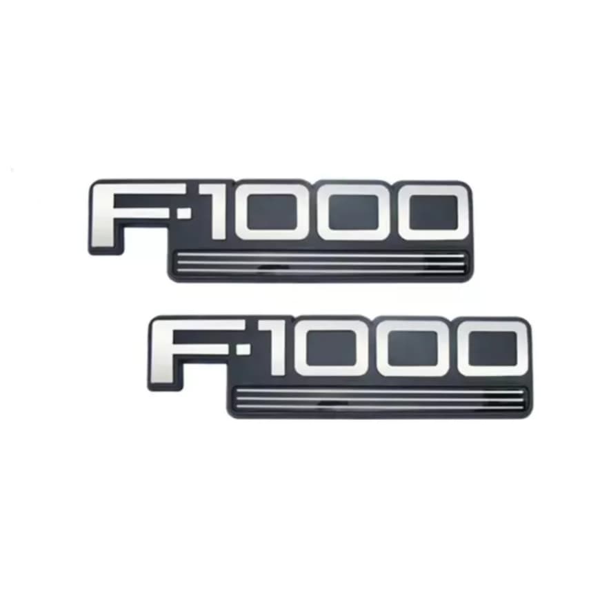 Par Emblema Letreiro Paralama F1000 93 94 95 96 97 98 Cromado