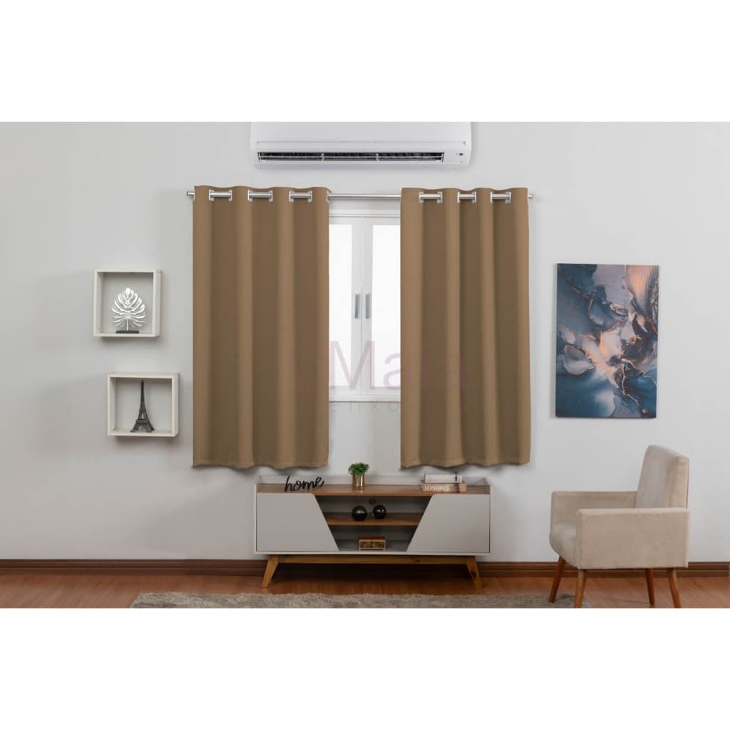 Cortina Blackout 100% Corta-Luz 2,80 m x 1,60 m para Varão