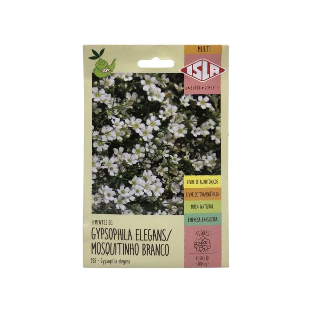 320 SEMENTES PARA PLANTIO DE Flor Gypsofhila Mosquitinho Branco - SEMENTE DE Flor Mosquitinho Branco