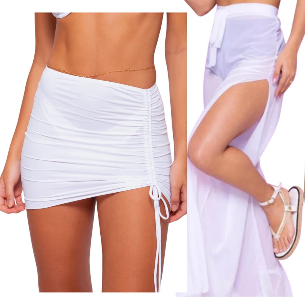 Kit Saida de praia sair gringa com Calça longa Feminina
